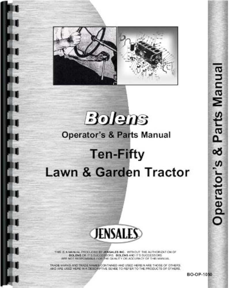 bolens lawn mower parts diagram