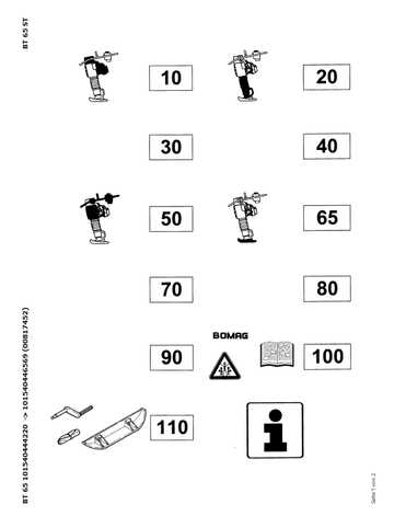 bomag bt65 parts diagram