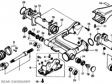 honda foreman parts diagram