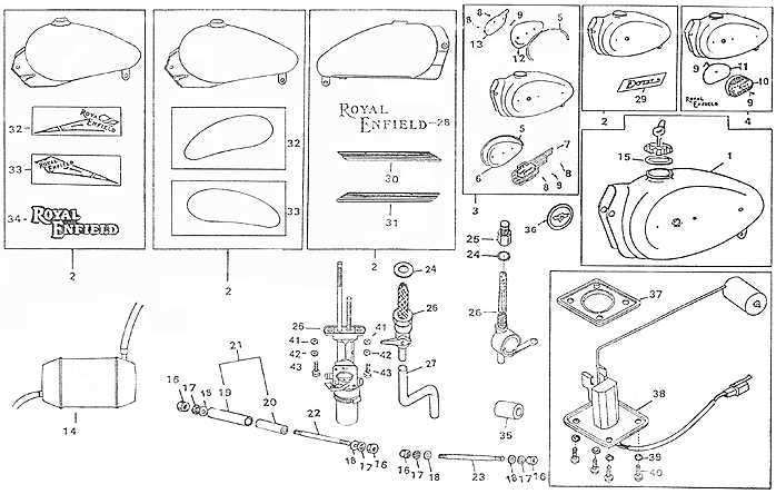 bullet parts diagram