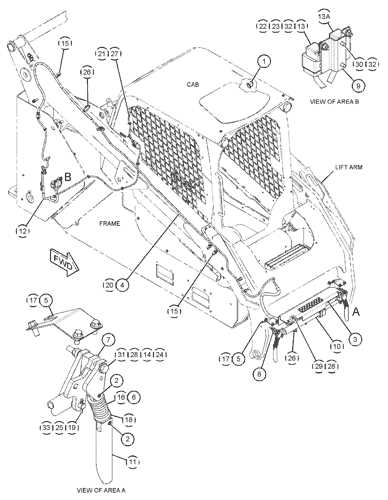 cat skid steer parts diagram