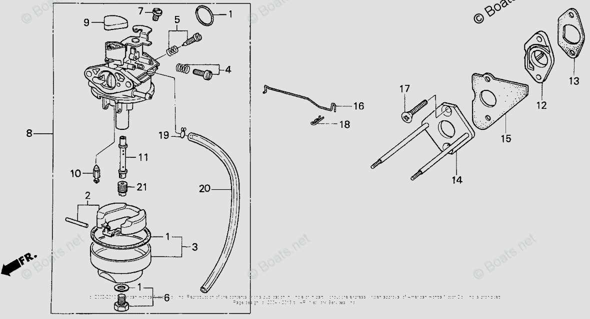 carburetor parts diagram