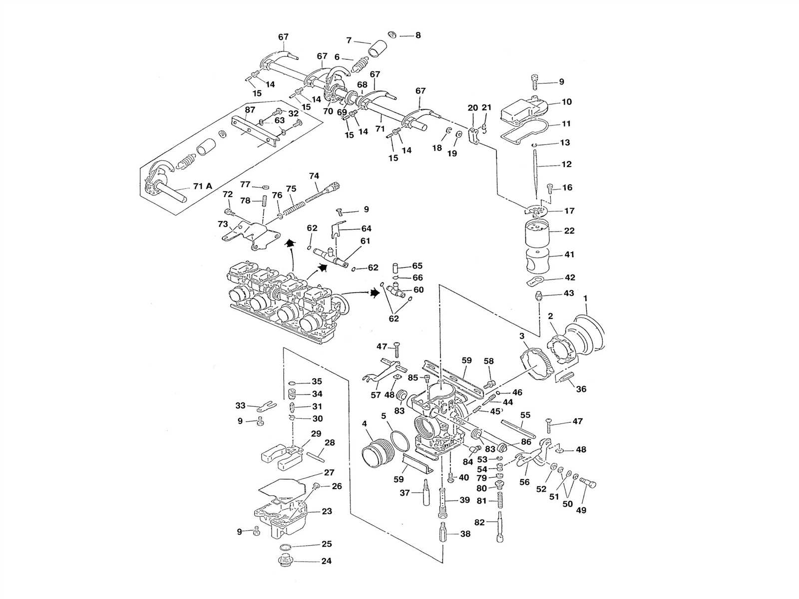 carburetor parts diagram