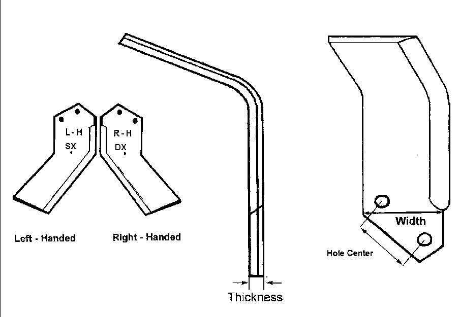 caroni tiller parts diagram