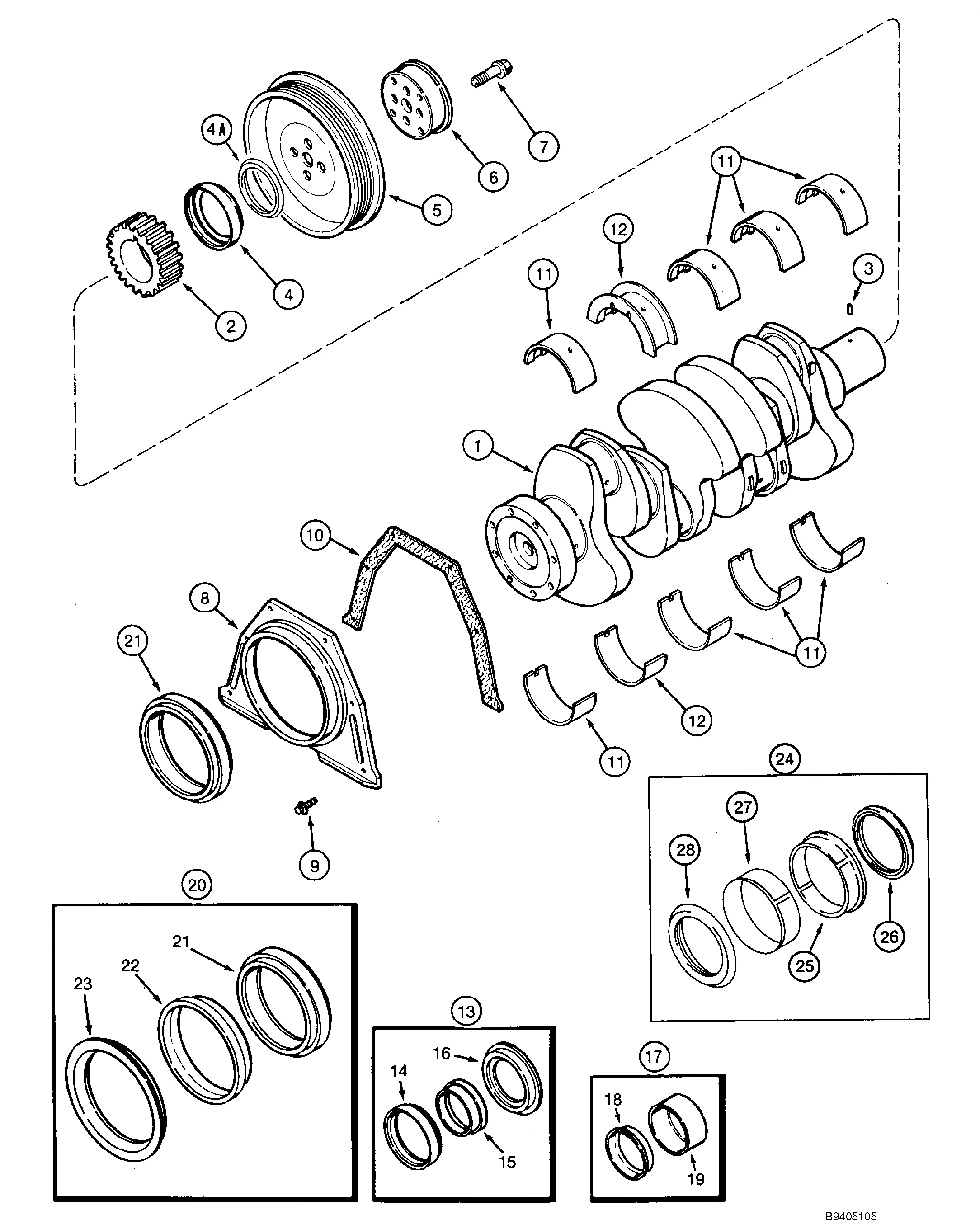 case 1845c parts diagram