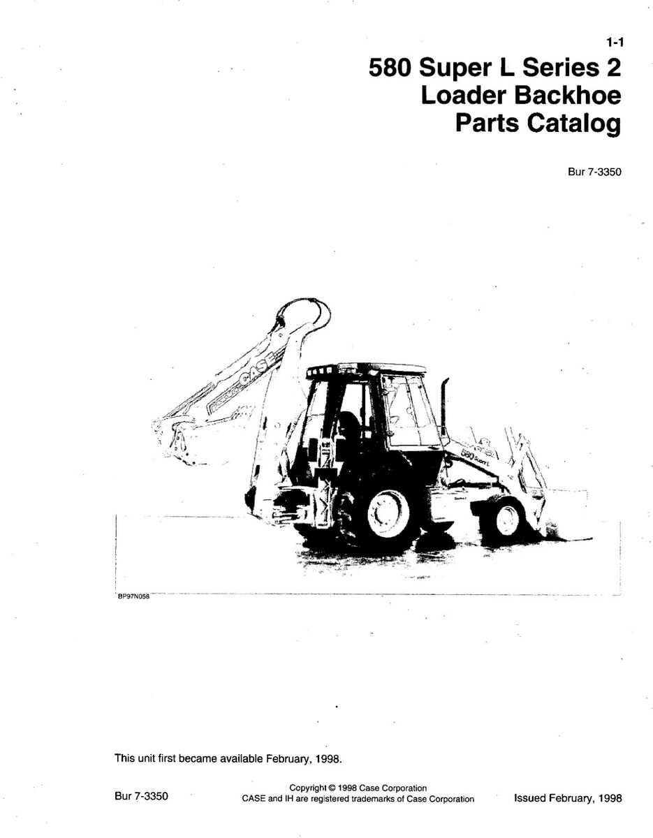 case 580 super e parts diagram