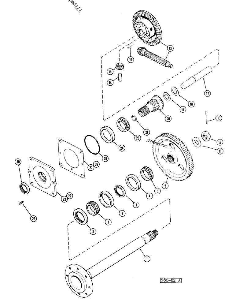 case 580ck parts diagram