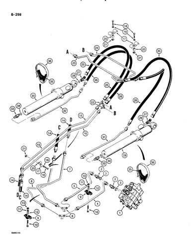 case backhoe parts diagram