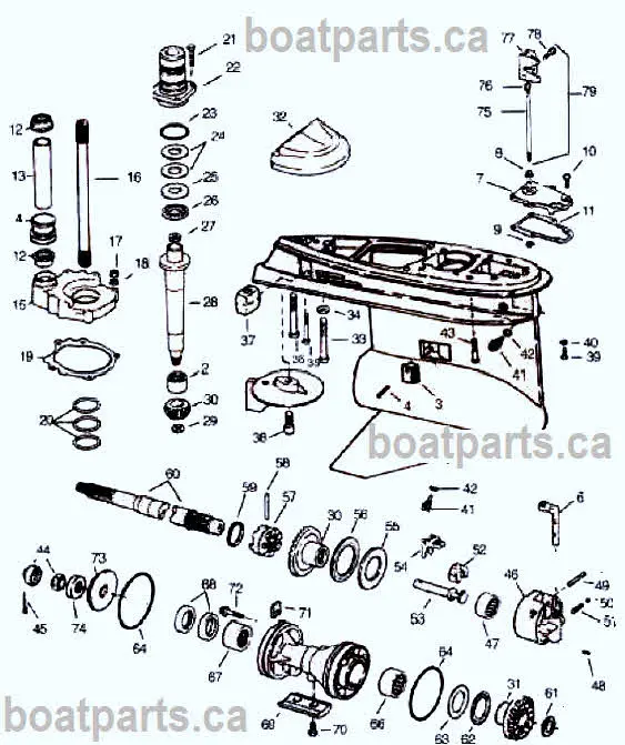 mercruiser 4.3 parts diagram