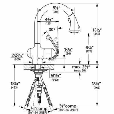 kohler faucet parts diagram