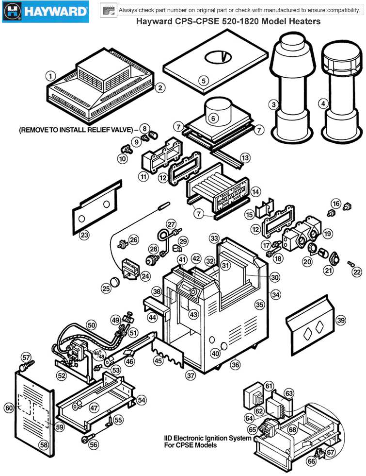 rheem pool heater parts diagram