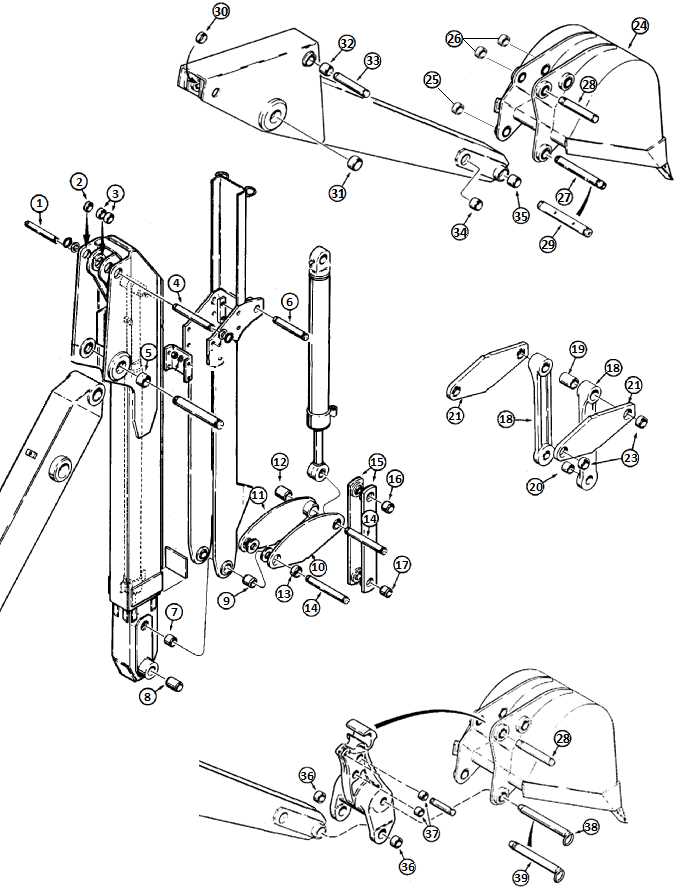 case 580b parts diagram