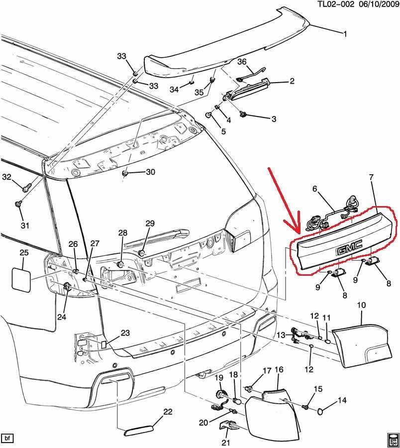 chevy equinox body parts diagram