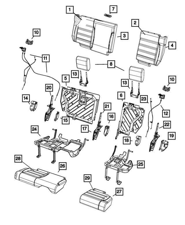 jeep wrangler jk parts diagram