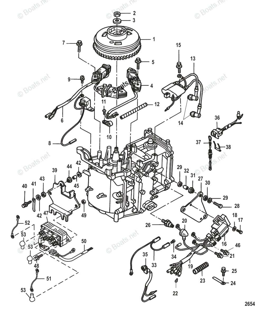 mercury 9.9 4 stroke parts diagram