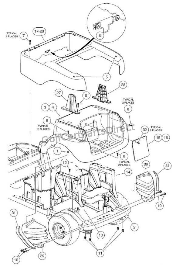 club car parts diagrams