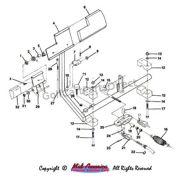 club car precedent parts diagram