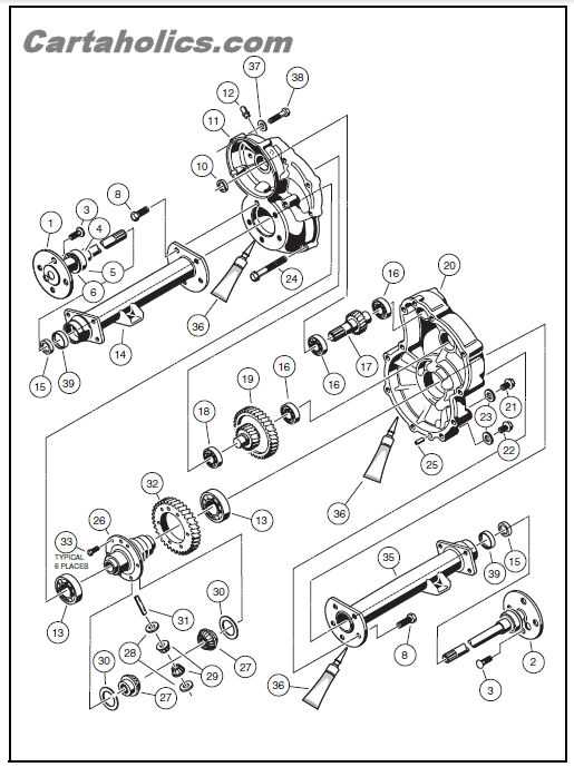 club car precedent parts diagram