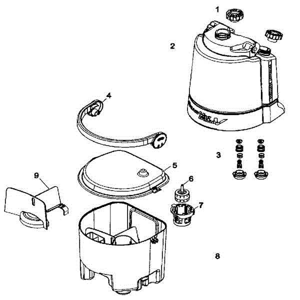 hoover power scrub parts diagram