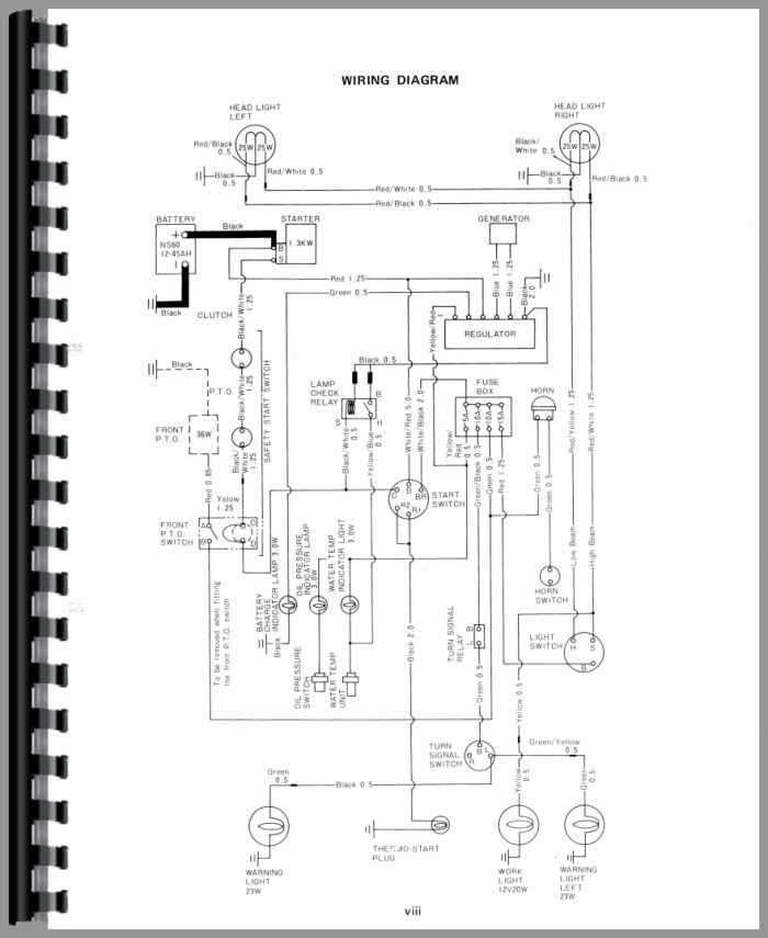 yanmar tractor parts diagram