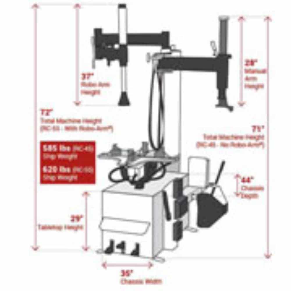 coats tire changer parts diagram