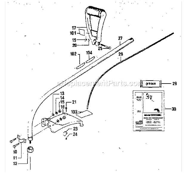 craftsman 27cc weed wacker parts diagram