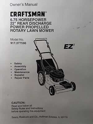 craftsman 675 series lawn mower parts diagram