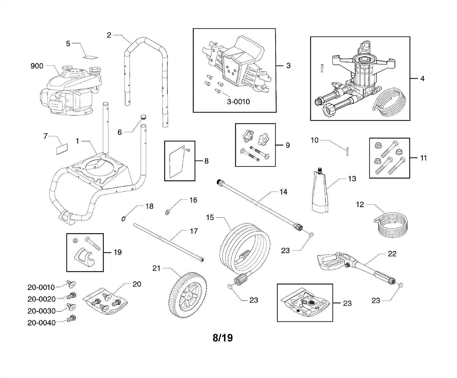 craftsman cmxgwas02073 parts diagram