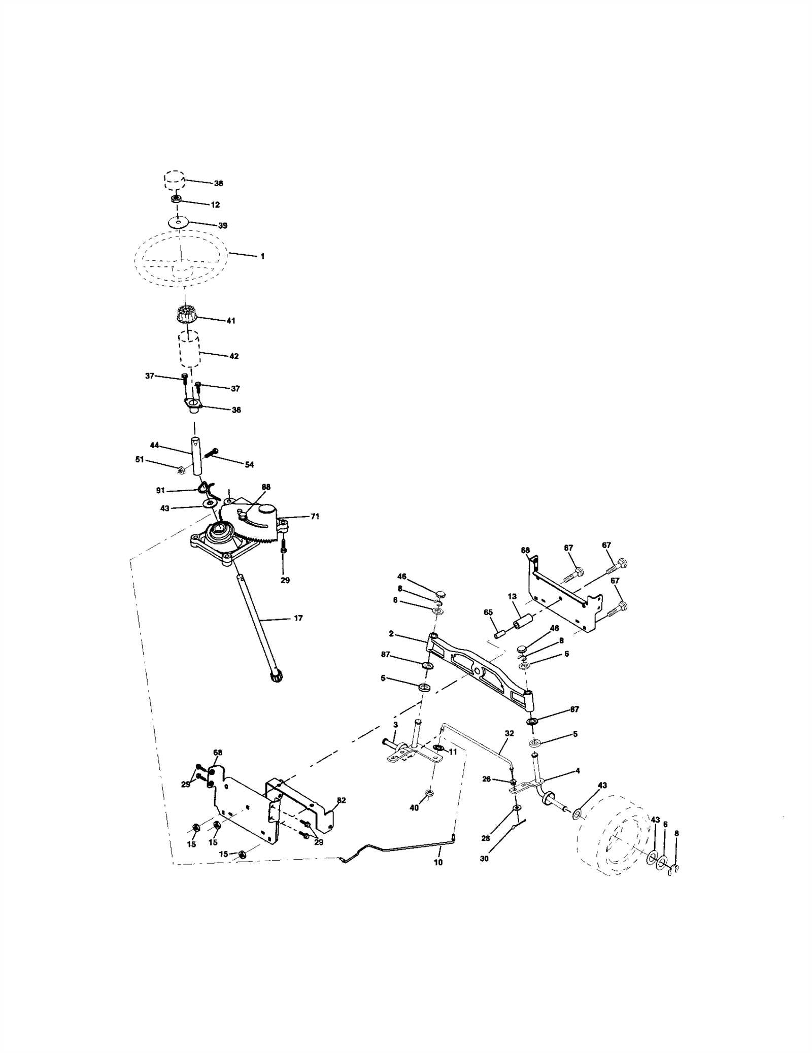 craftsman dlt 2000 parts diagram