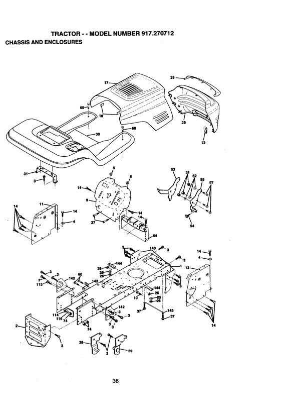 craftsman model 917 parts diagram