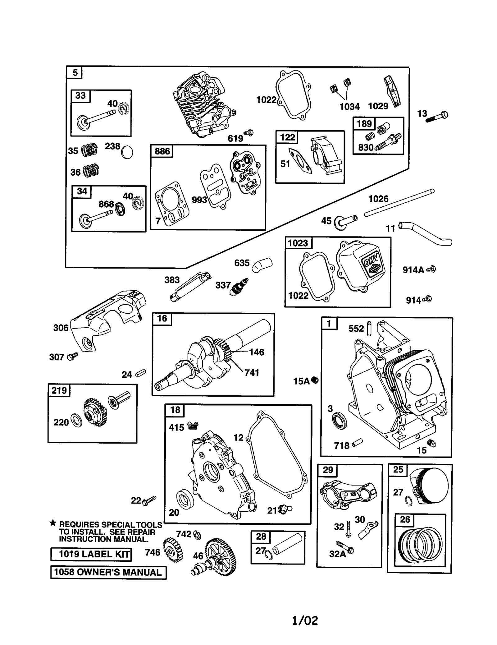 craftsman rototiller parts diagram