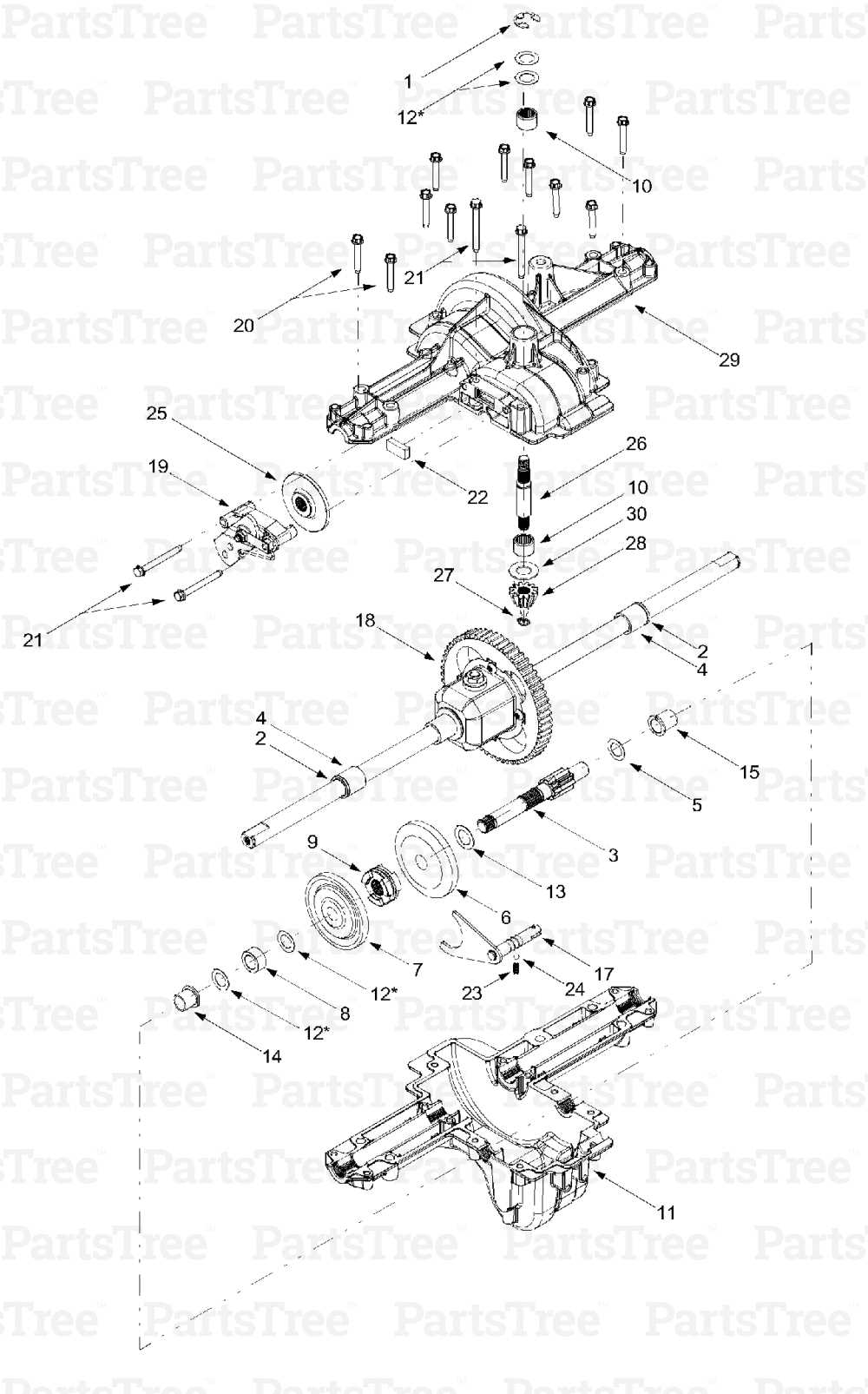 craftsman t210 parts diagram