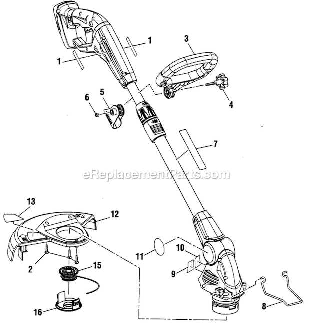 craftsman trimmer parts diagram