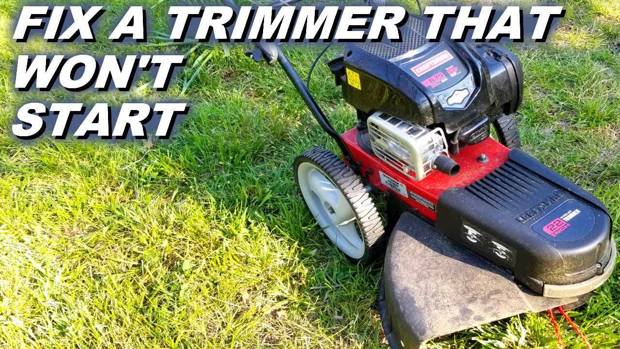 craftsman walk behind trimmer parts diagram