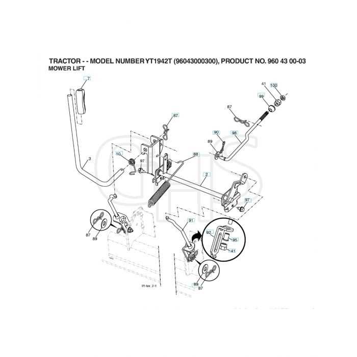 craftsman yts3000 parts diagram