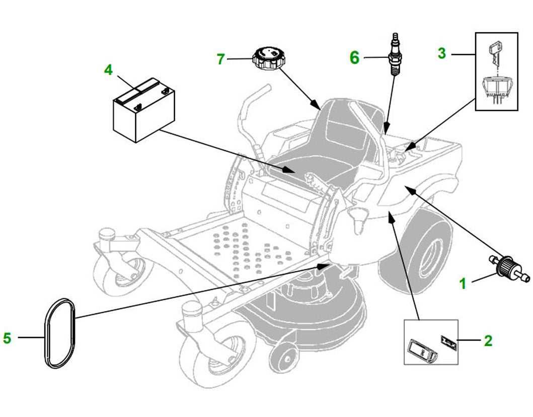 john deere z225 parts diagram