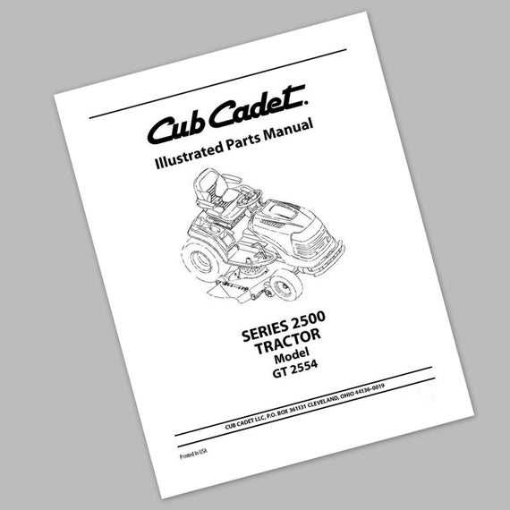 cub cadet gt1554 parts diagram