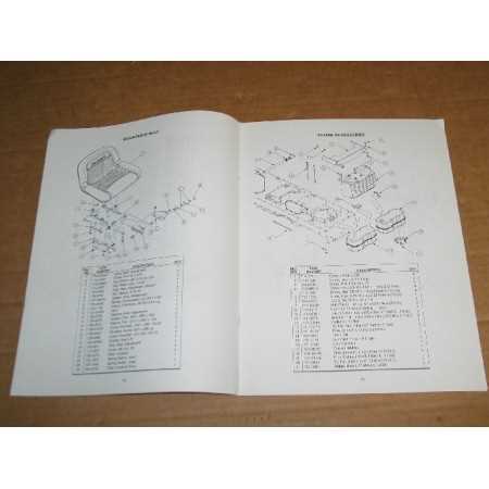 cub cadet lt1042 deck parts diagram