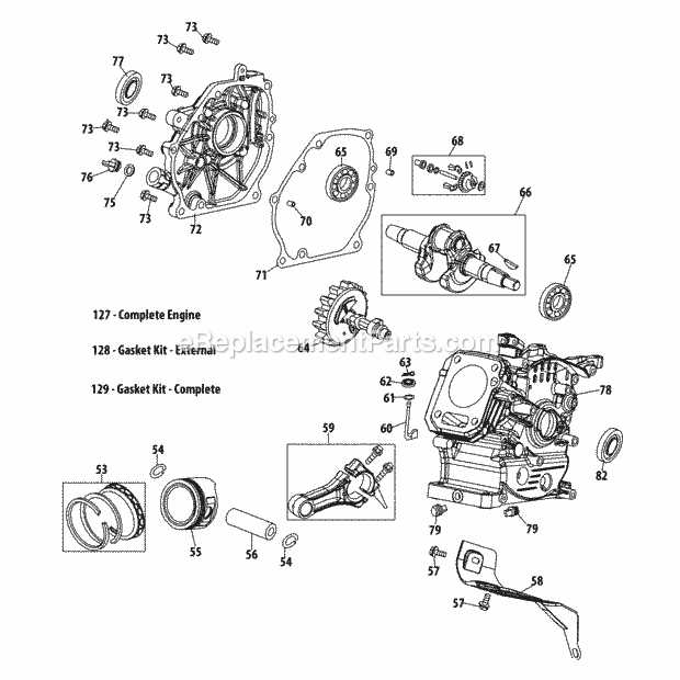 cub cadet rt 65 tiller parts diagram