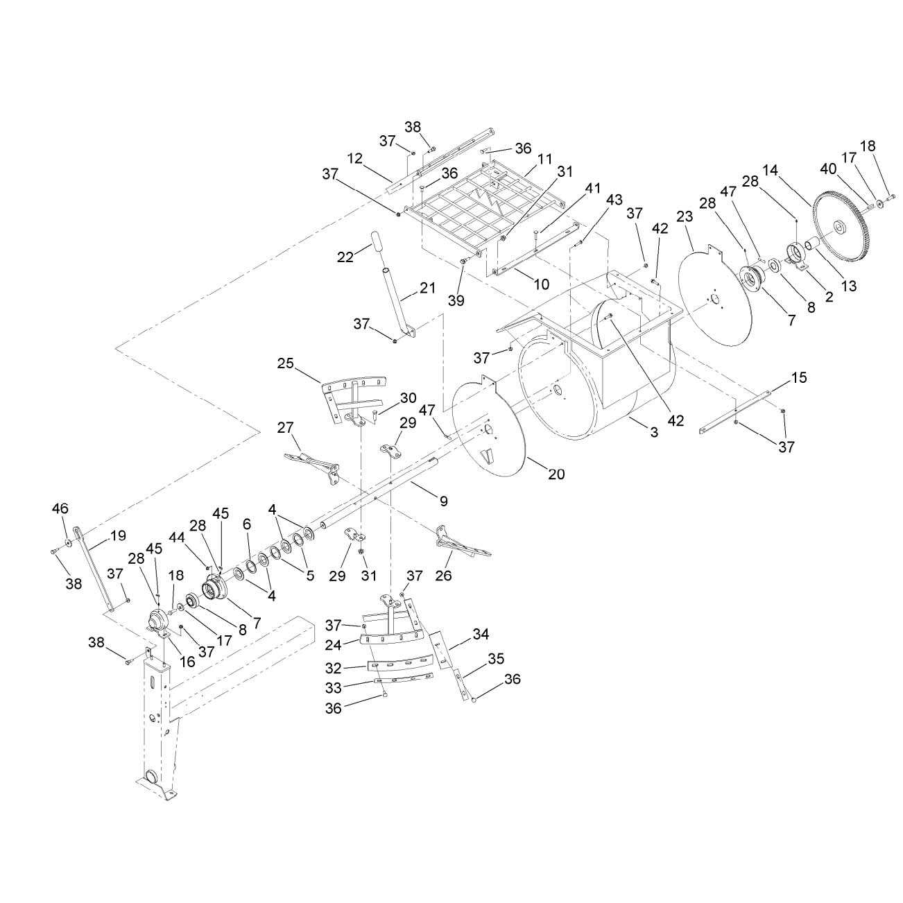 noma snowblower parts diagram