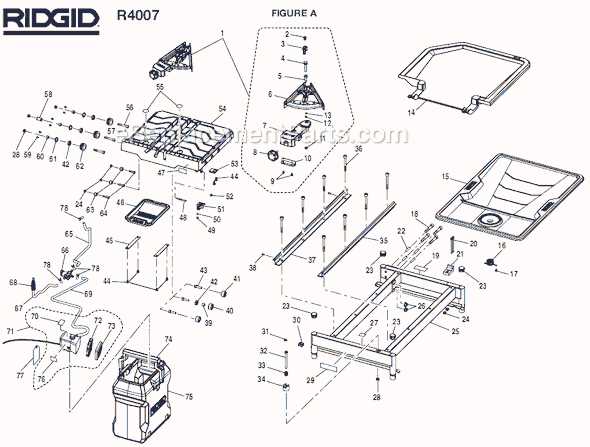 Ridgid 700 Parts Diagram Comprehensive Guide for Easy Identification