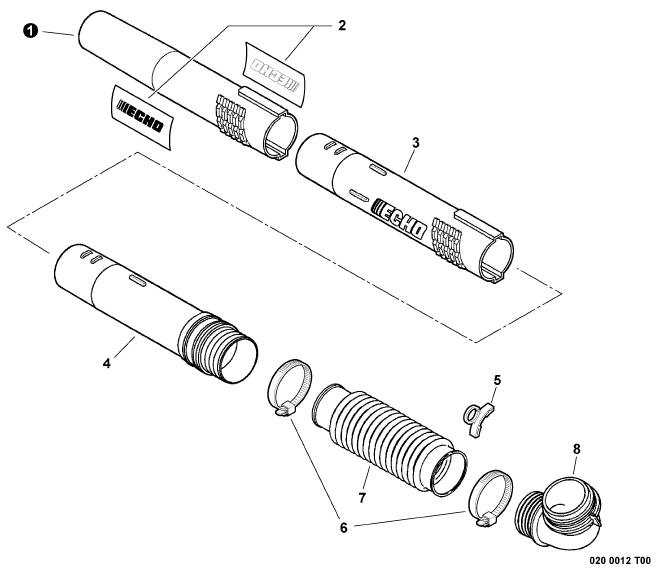 echo blower parts diagram