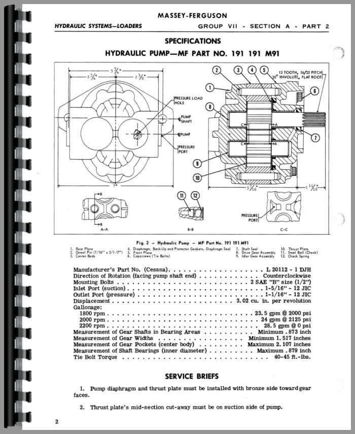 massey ferguson 175 parts diagram