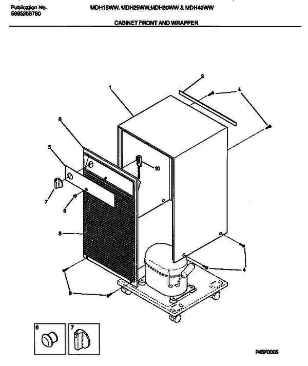 dehumidifier parts diagram