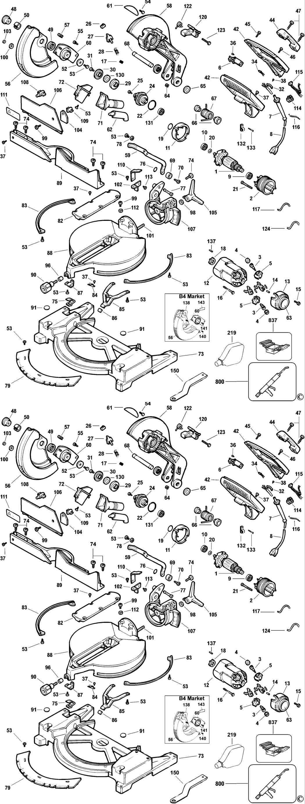 dewalt dw705 parts diagram