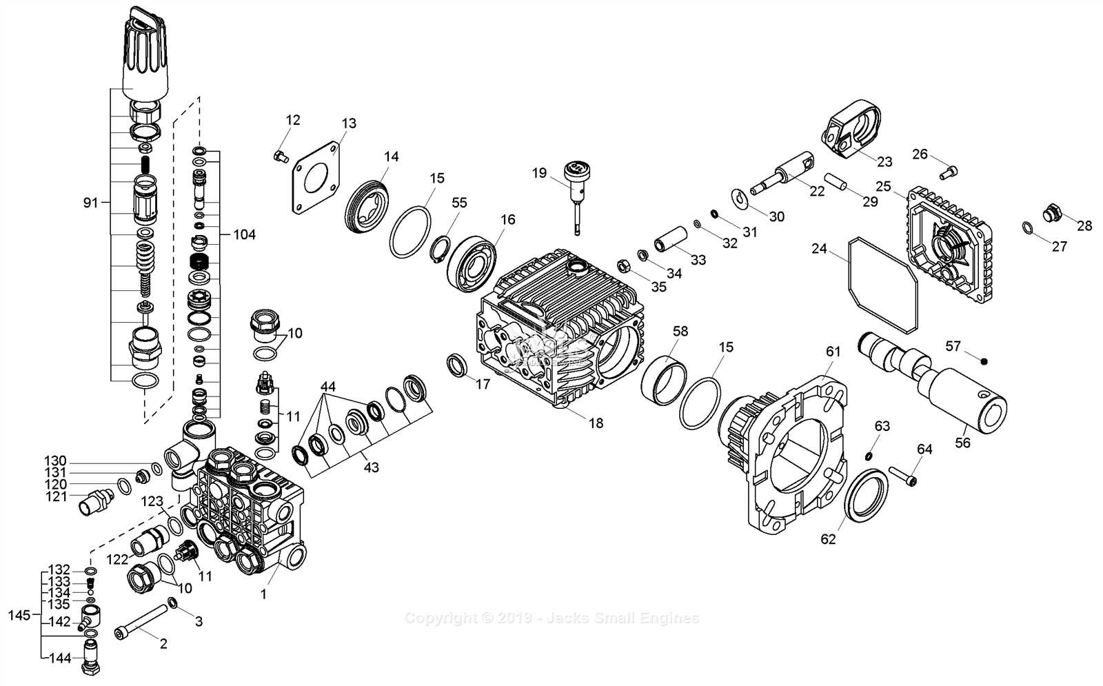 dewalt pressure washer parts diagram