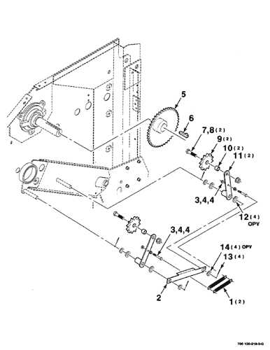 john deere 435 baler parts diagram