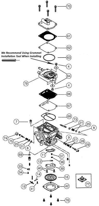 mikuni carburetor parts diagram