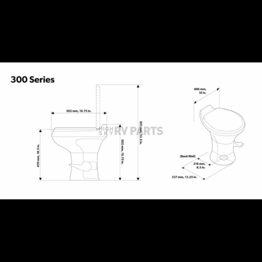 dometic 300 toilet parts diagram