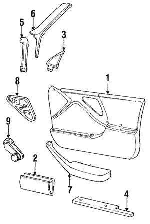 door silverado chevy silverado interior parts diagram